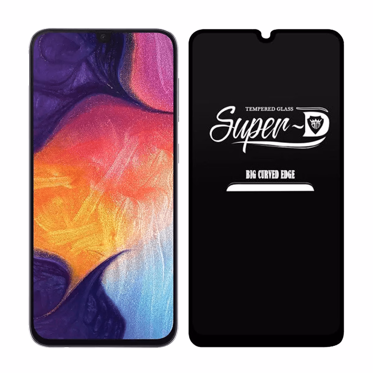 گلس گوشی سامسونگ Galaxy A50 مدل Super D پلازادیجیتال
