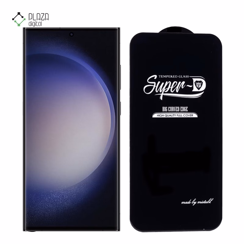 گلس گوشی سامسونگ Galaxy S23 Ultra مدل Super D پلازادیجیتال