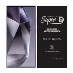 گلس گوشی سامسونگ Galaxy S24 Ultra مدل Super D پلازادیجیتال