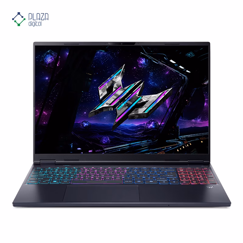 نمای جلو لپ تاپ گیمینگ ایسر 16 اینچی مدل Predator Helios Neo 16S AI PHN16S-71-98RF Ultra 9 275HX 64GB 1TB RTX5070 Ti پلازا دیجیتال