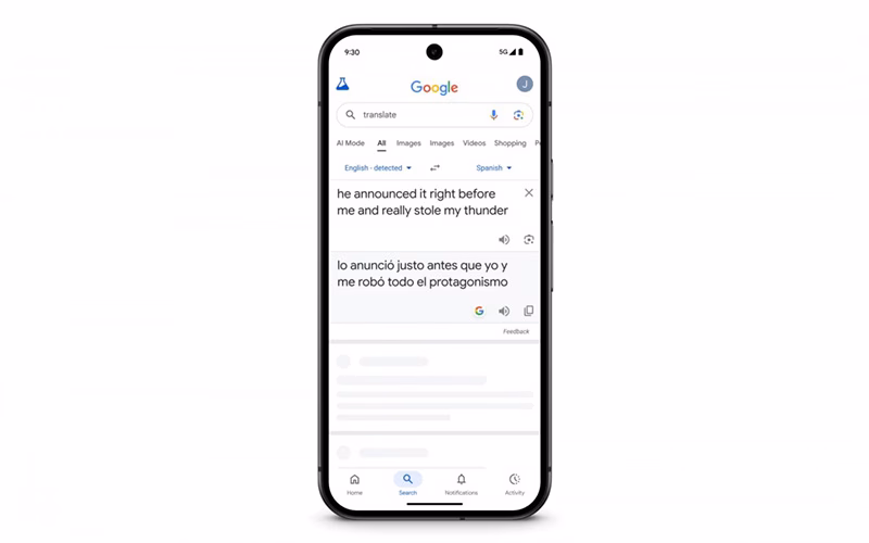 «جمینای» به گوگل ترنسلیت میآید؛ ترجمه زنده با هدفونهای معمولی 4 ادغام جمینای با گوگل ترنسلیت