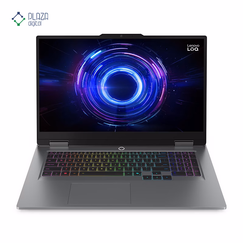 نمای جلو لپ تاپ لنوو 17.3 اینچی مدل LOQ 17IRX10 i7 13650HX 24GB 1TB RTX5050 پلازا دیجیتال