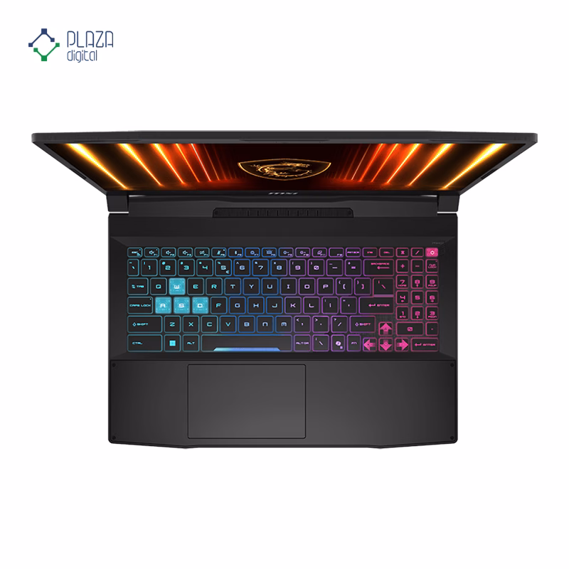 نمای کیبورد لپ تاپ گیمینگ ام اس آی 15.6 اینچی مدل Katana 15 HX B14WFK i7 14650HX 16GB 2TB RTX5060 پلازا دیجیتال