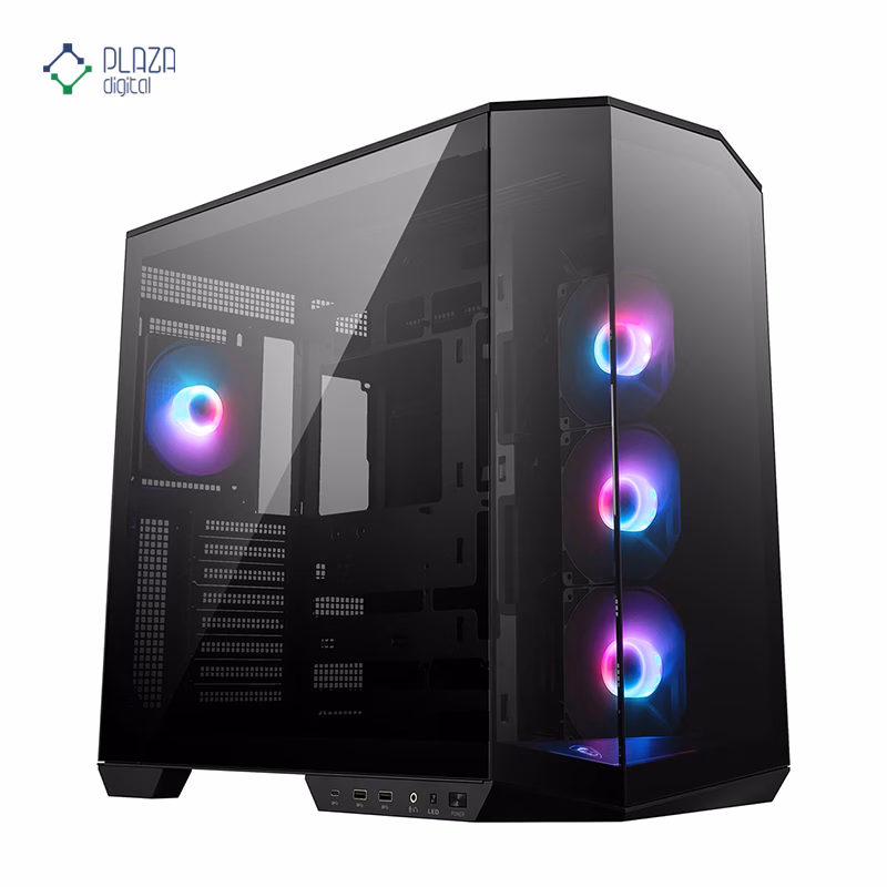 کیس کامپیوتر گیمینگ ام اس آی مدل MAG PANO 100R PZ مشکی پلازا دیجیتال