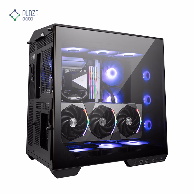کیس کامپیوتر گیمینگ ام اس آی مدل MAG PANO 100R PZ مشکی پلازا دیجیتال