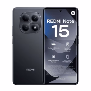 گوشی موبایل شیائومی مدل Redmi Note 15 4G ظرفیت 128 گیگابایت رم 8 گیگابایت - گلوبال مشکی پلازا دیجیتال