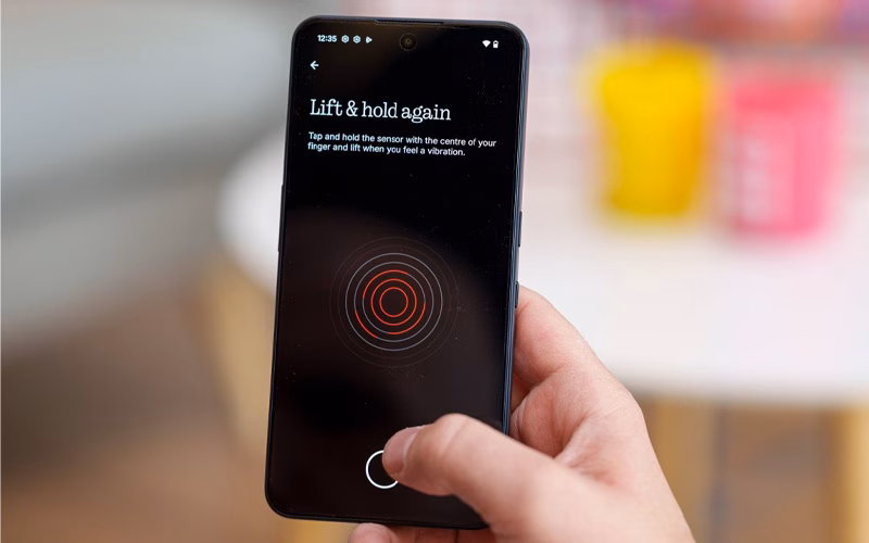 اسکنر اثر انگشت Nothing Phone 3a Lite