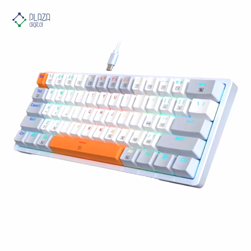کیبورد با سیم گیمینگ ردراگون مدل Akali K642 WGO پلازادیجیتال