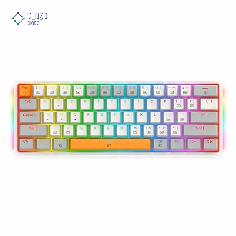 کیبورد با سیم گیمینگ ردراگون مدل Akali K642 WGO پلازادیجیتال