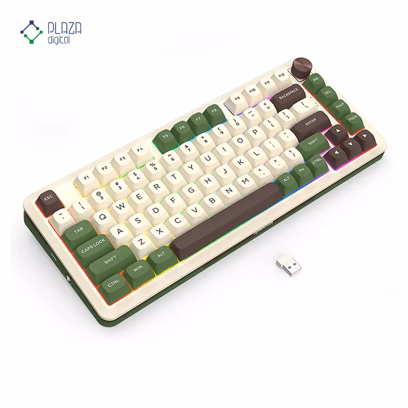 کیبورد گیمینگ بی سیم با سیم ردراگون مدل Cyrus Pro K681 CGC پلازادیجیتال
