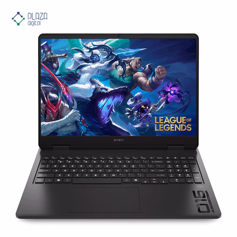 نمای جلو لپ تاپ گیمینگ اچ پی 16 اینچی مدل OMEN Slim 16t-an000 Ultra 7 255H 64GB 3TB RTX5070 پلازا دیجیتال