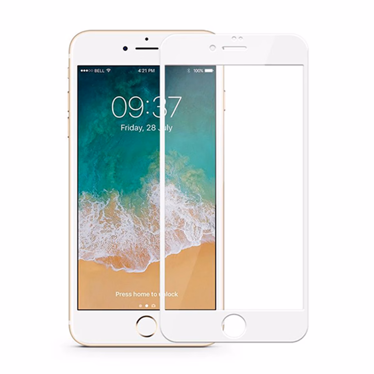 گلس گوشی اپل iPhone 8 Plus جی سی پال مدل 3D