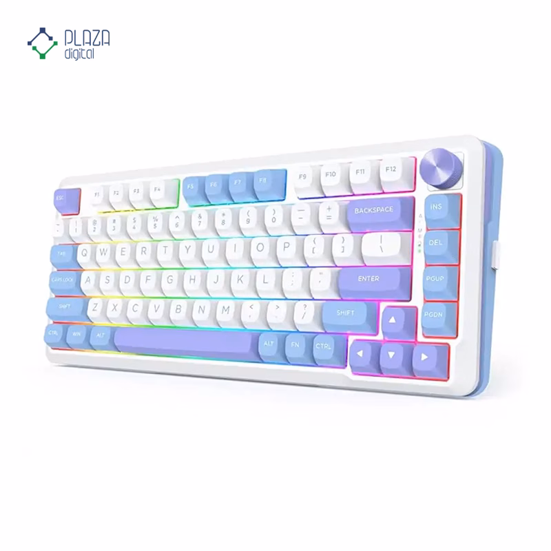 کیبورد گیمینگ بی سیم با سیم ردراگون مدل Cyrus Pro K681 WBP پلازا دیجیتال