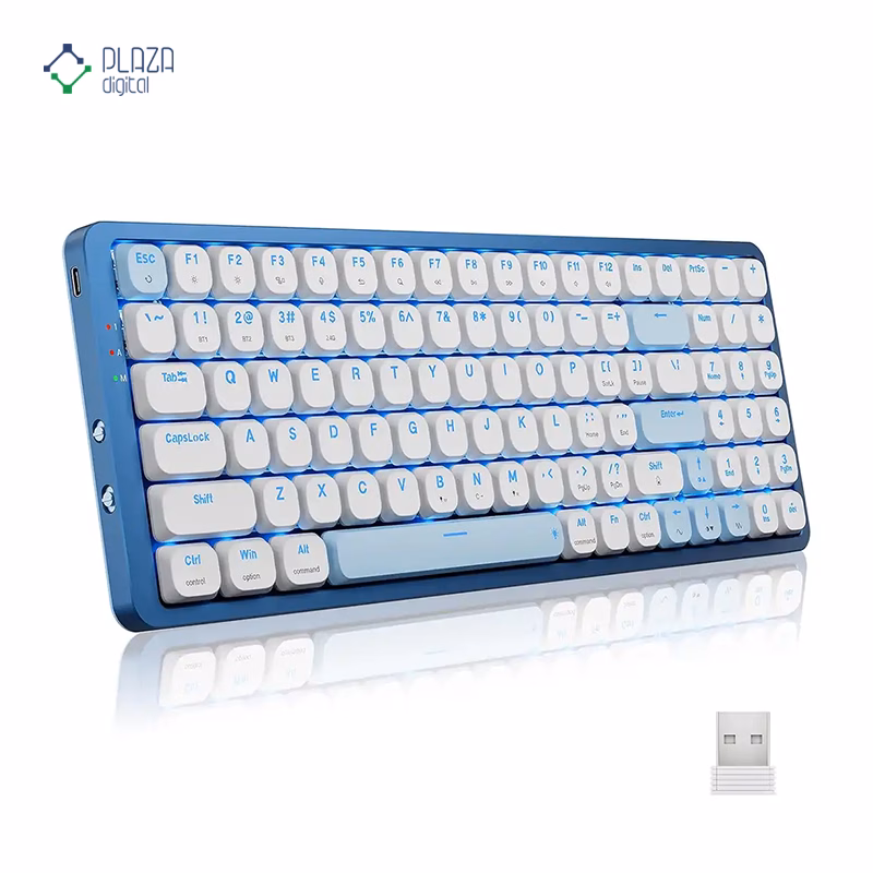 کیبورد با سیم گیمینگ ردراگون مدل EVA Pro K684 WB RGB پلازا دیجیتال