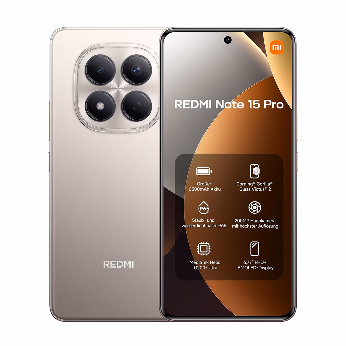گوشی موبایل شیائومی مدل Redmi Note 15 Pro 4G ظرفیت 256 گیگابایت رم 12 گیگابایت - گلوبال تیتانیوم پلازا دیجیتال