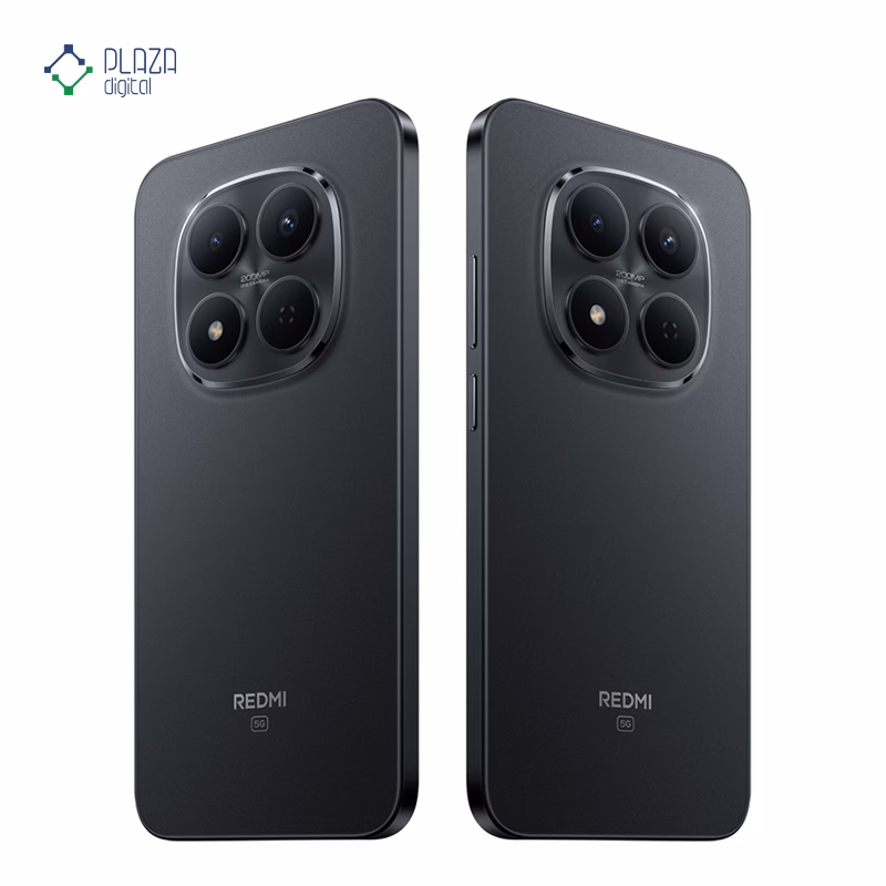 نمای پشت گوشی موبایل شیائومی مدل Redmi Note 15 Pro 5G ظرفیت 256 گیگابایت رم 12 گیگابایت - گلوبال مشکی پلازا دیجیتال