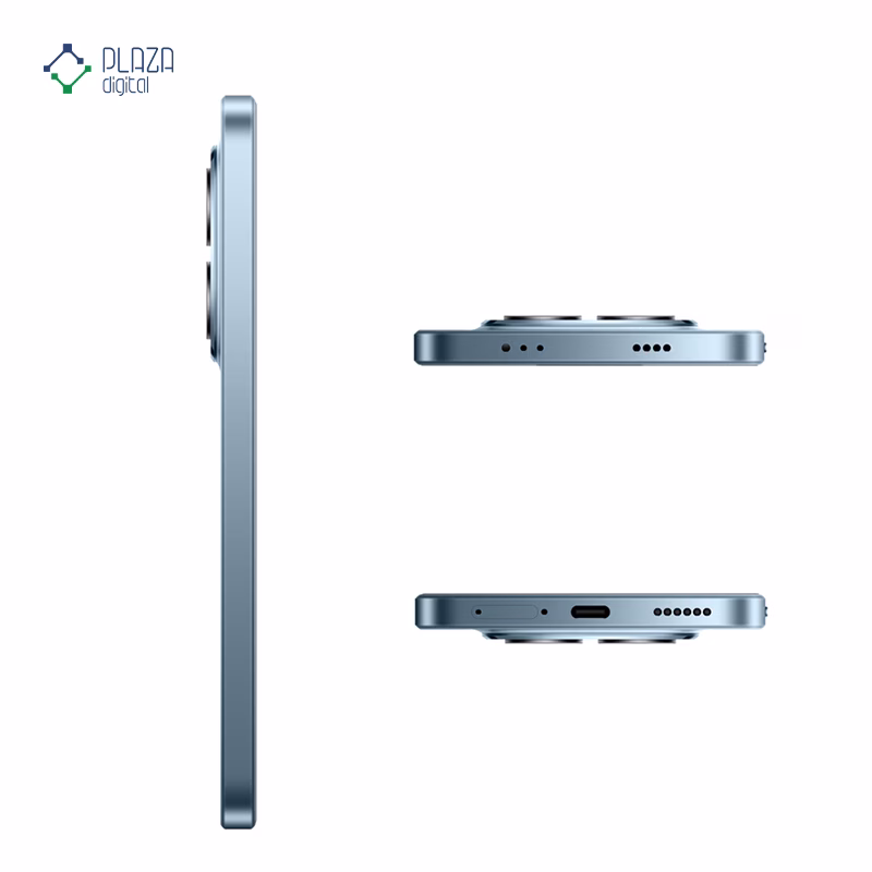 نمای حاشیه گوشی موبایل شیائومی مدل Redmi Note 15 Pro 5G ظرفیت 256 گیگابایت رم 12 گیگابایت - گلوبال آبی پلازا دیجیتال