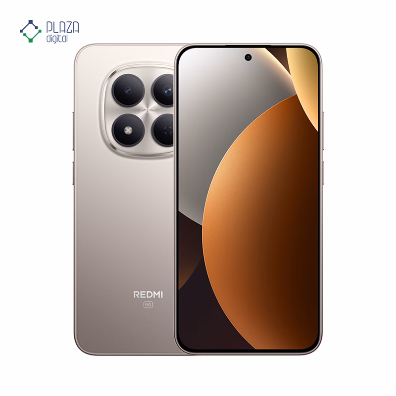 نمای جلو گوشی موبایل شیائومی مدل Redmi Note 15 Pro 5G ظرفیت 256 گیگابایت رم 12 گیگابایت - گلوبال تیتانیوم پلازا دیجیتال
