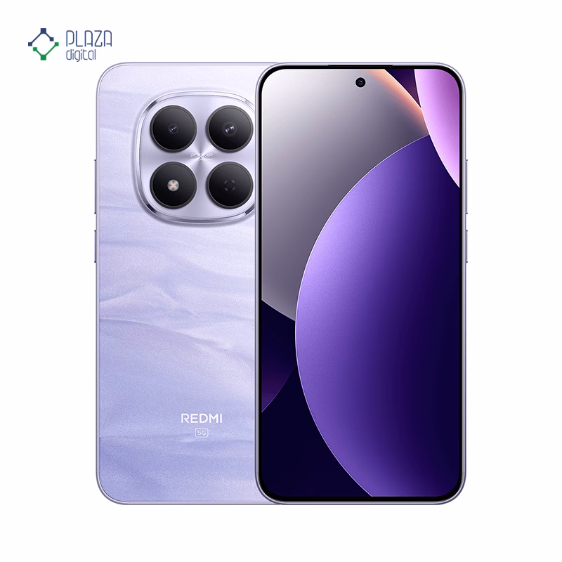 گوشی موبایل شیائومی مدل Redmi Note 15 Pro 5G ظرفیت 256 گیگابایت رم 12 گیگابایت - گلوبال بنفش پلازا دیجیتال