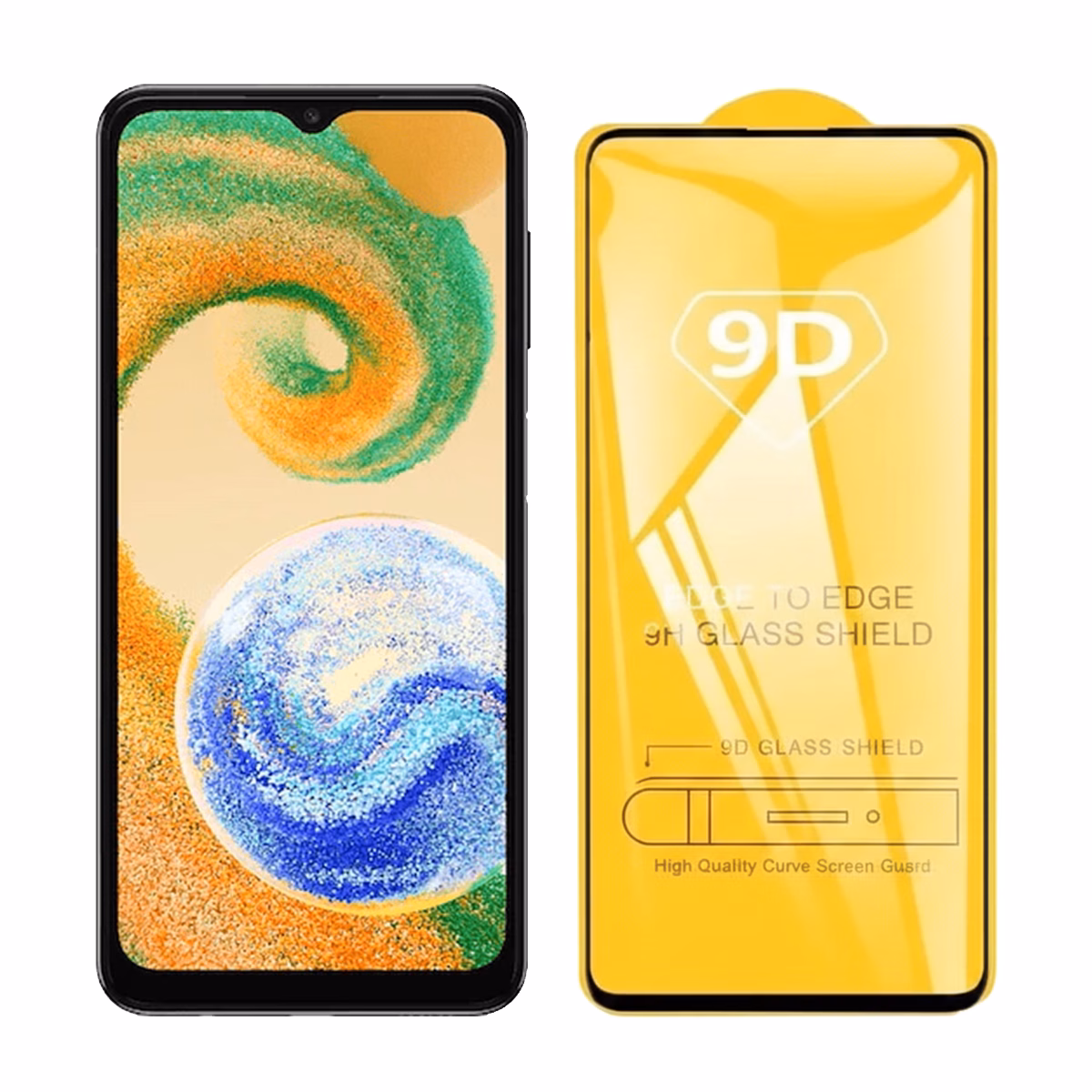 گلس گوشی سامسونگ Galaxy A04s مدل 9D