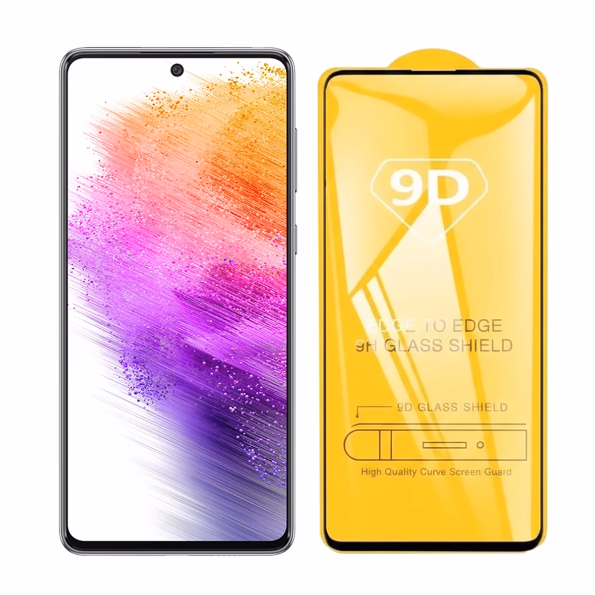 گلس گوشی سامسونگ Galaxy A73 مدل 9D