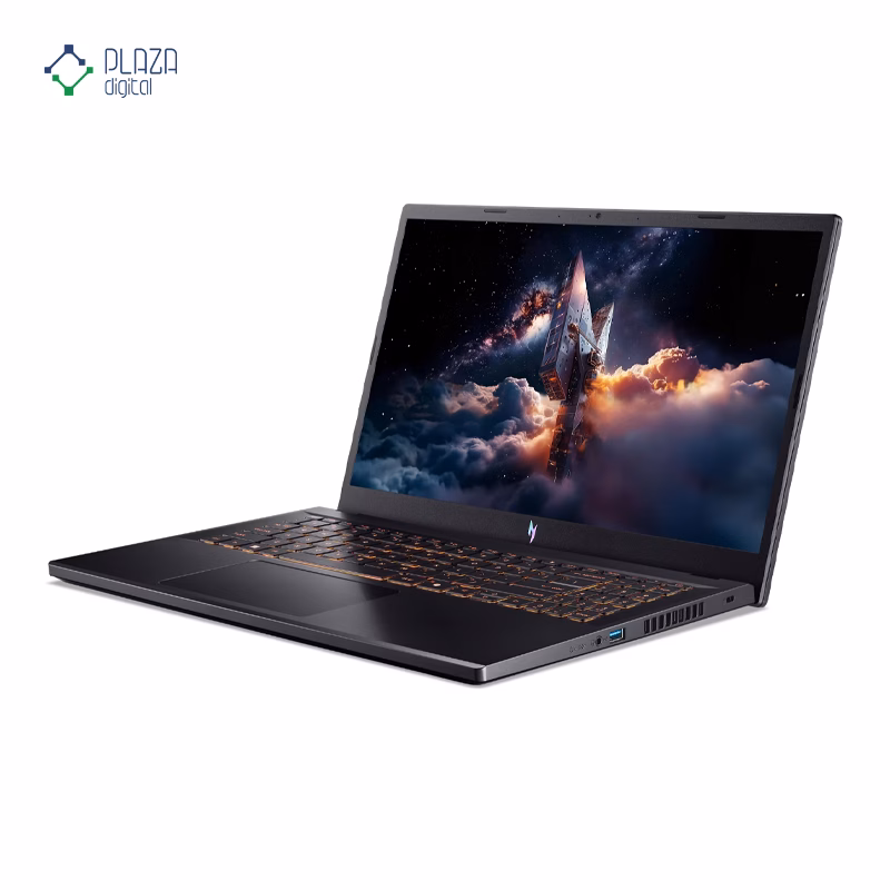 نمای سمت چپ لپ تاپ گیمینگ ایسر 15.6 اینچی مدل Nitro V 15 ANV15-52-57BB i5 13420H 64GB 512GB RTX5050 پلازا دیجیتال