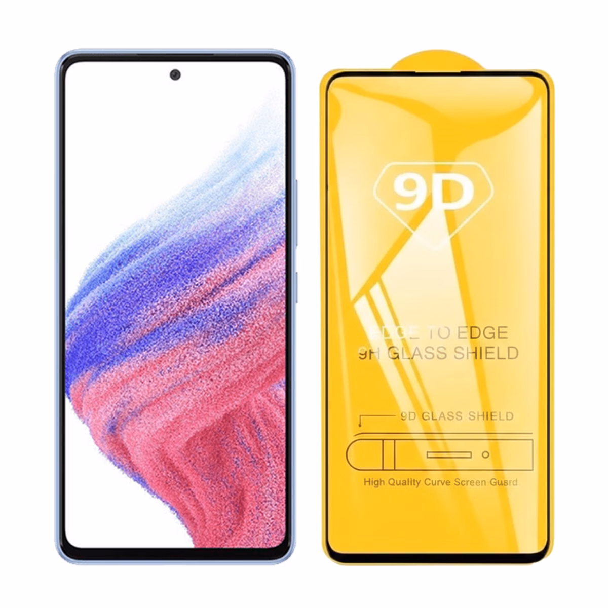 گلس گوشی سامسونگ Galaxy A53 گلس شاپ مدل 9D