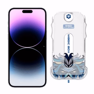 گلس گوشی اپل iPhone 14 Pro Max لیتوو مدل D+ Tools Magic Glass Box به همراه کیت نصب پلازادیجیتال