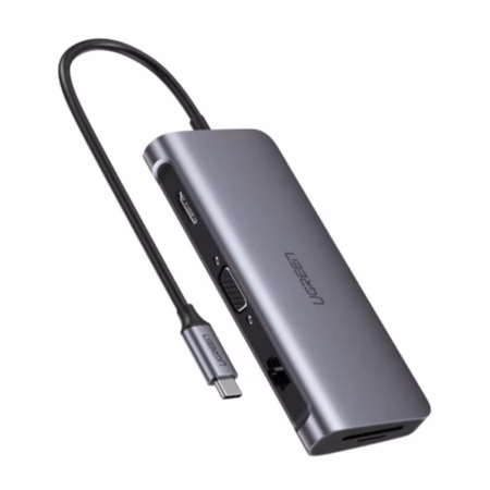 هاب Type-C یوگرین 9 پورت مدل CM179 40873
