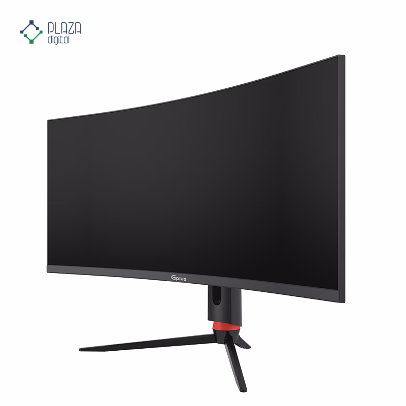 نمای راست مانیتور گیمینگ 34 اینچی جی پلاس مدل GGM-L349QN پلازا دیجیتال