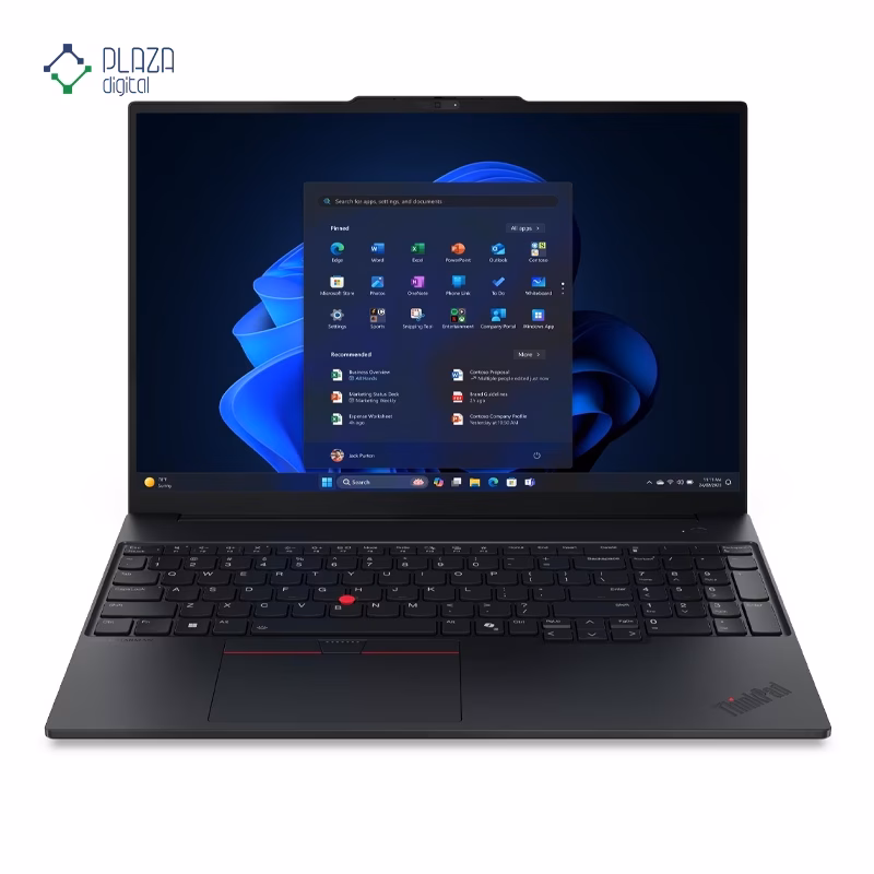 نمای جلو لپ تاپ لنوو 16 اینچی مدل ThinkPad E16 Gen 3 Ultra 7 255H 48GB 512GB پلازا دیجیتال