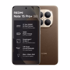 گوشی موبایل شیائومی مدل Redmi Note 15 Pro 5G Plus ظرفیت 512 گیگابایت رم 12 گیگابایت - گلوبال قهوه ای پلازا دیجیتال