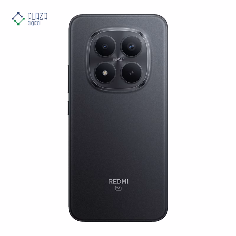 نمای پشت گوشی موبایل شیائومی مدل Redmi Note 15 Pro 5G Plus ظرفیت 512 گیگابایت رم 12 گیگابایت - گلوبال مشکی پلازا دیجیتال