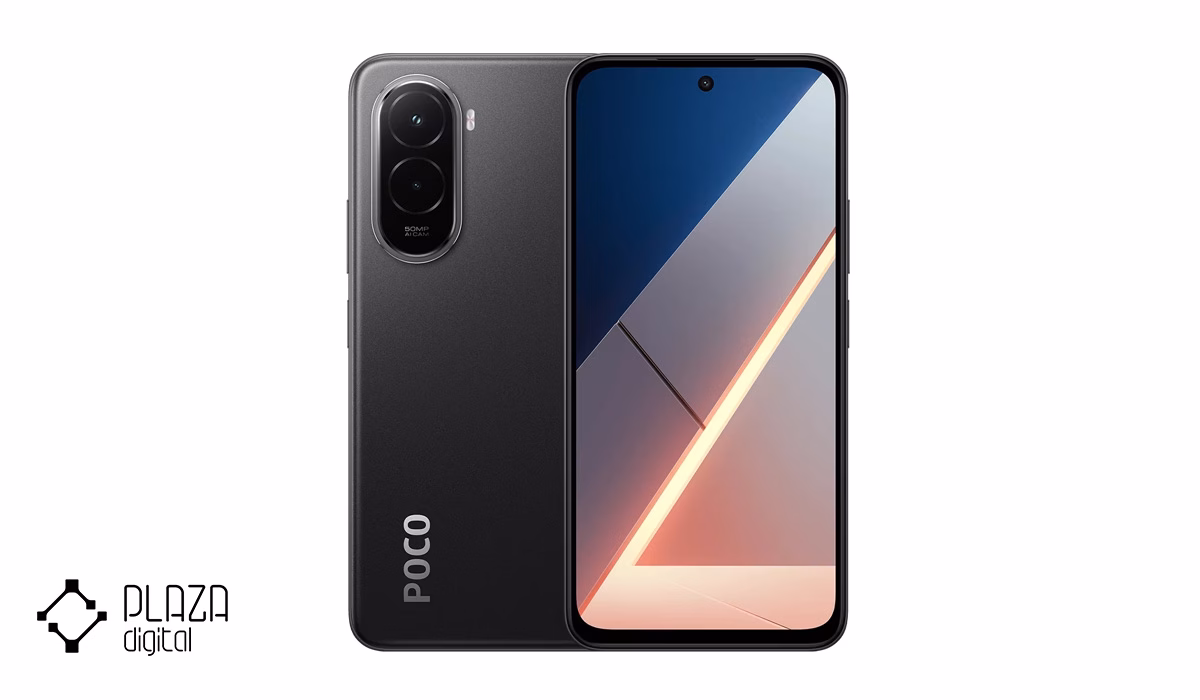 بهترین گوشی شیائومی از نظر باتری 12 poco-m7-4g-256gb-8gb-mobile-phone-black-plazadigital