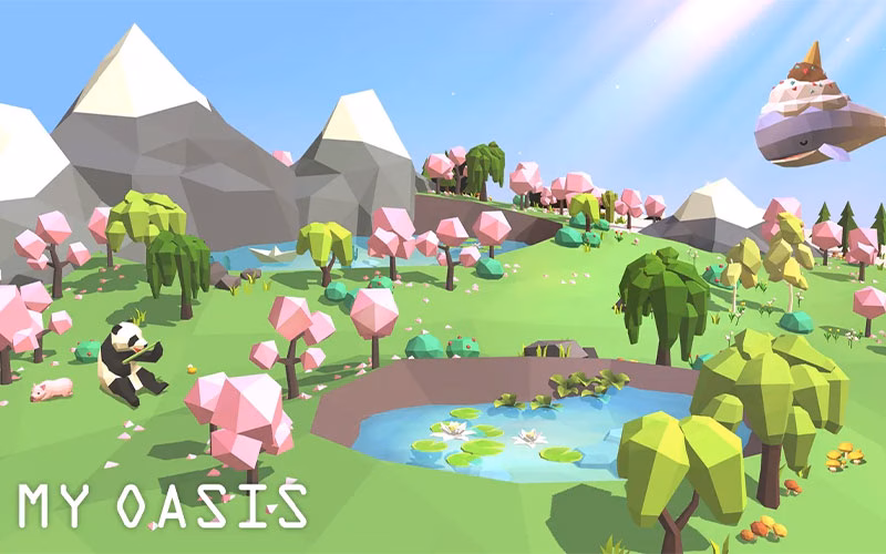 10 بازی موبایلی آفلاین برای مقابله با استرس 12 بازی My Oasis: Relaxing, Satisfying
