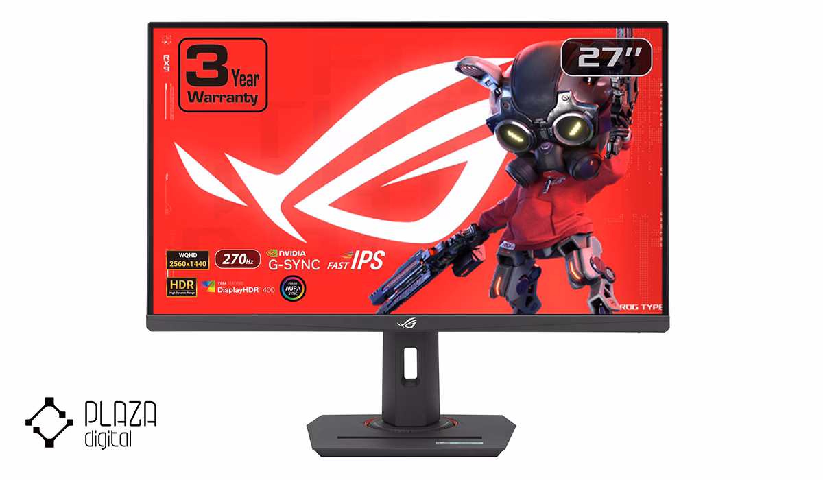 معرفی بهترین مانیتورهای گیمینگ ۲۰۲۶ 14 مانیتور گیمینگ ایسوس 27 اینچ مدل ROG Strix XG27ACMG