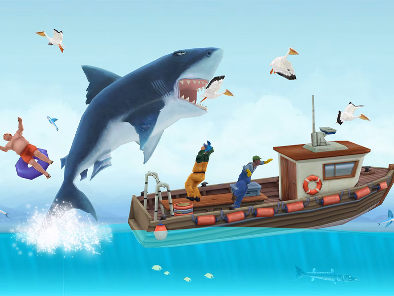 بهترین بازی های آفلاین اندرویدی کدامند؟ 19 بازی Hungry Shark Evolution