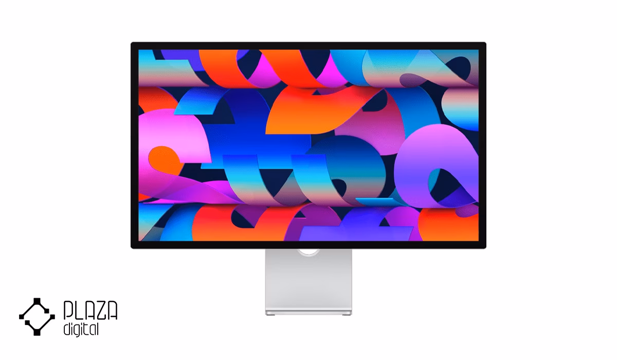 معرفی بهترین مانیتور 27 اینچ 9 apple-studio-display-standard-glass-tilt-adjustable-stand-myjg3-27inch-monitor-plazadigital