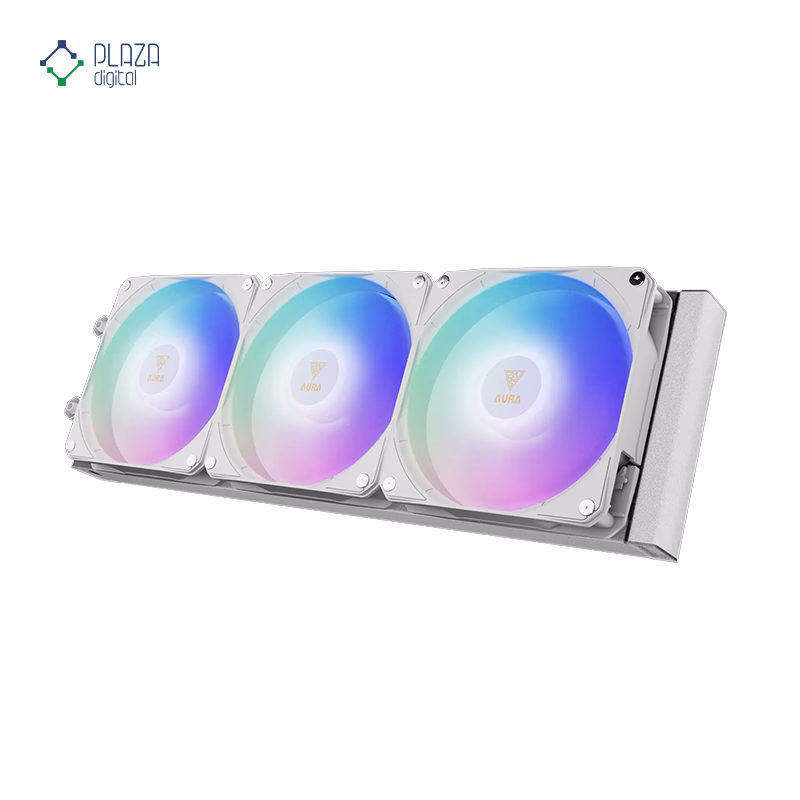 خنک کننده پردازنده مایع گیم دیاس مدل AURA GL360 LCD رنگ سفید پلازا دیجیتال