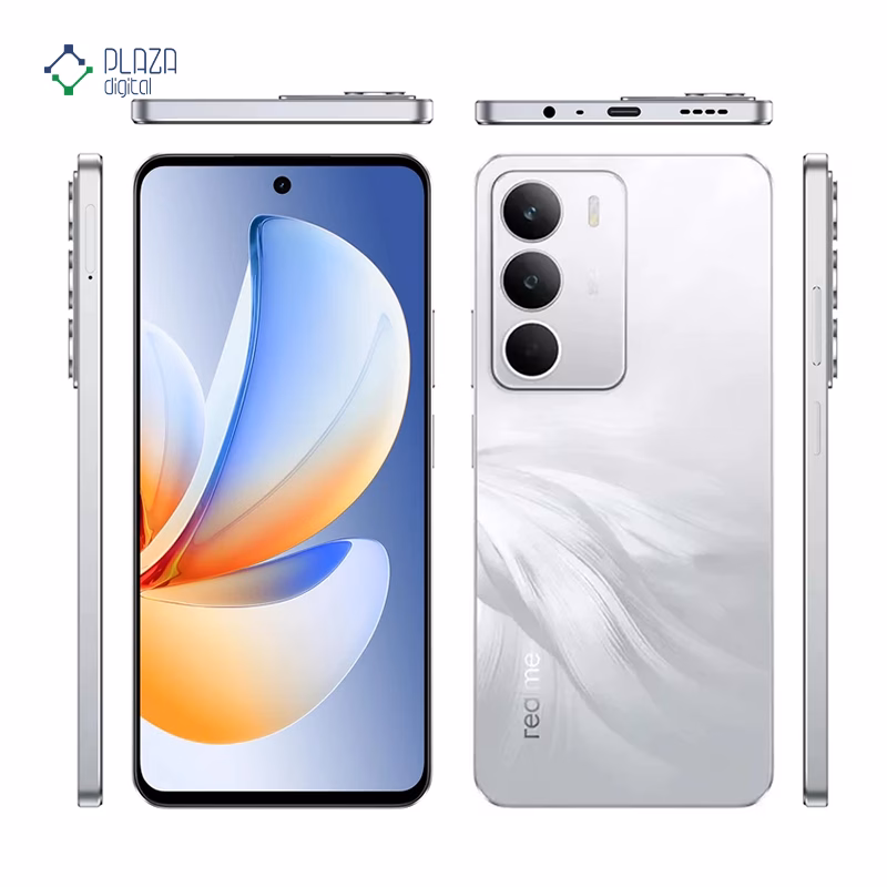 گوشی موبایل ریلمی مدل Realme C71 ظرفیت 128 گیگابایت رم 6 گیگابایت رنگ سفید پلازا دیجیتال
