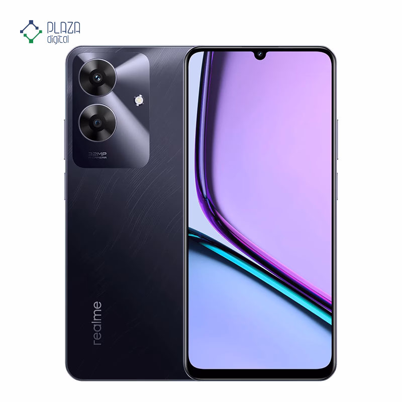 گوشی موبایل ریلمی مدل Realme Note 60 ظرفیت 128 گیگابایت رم 4 گیگابایت رنگ مشکی پلازا دیجیتال