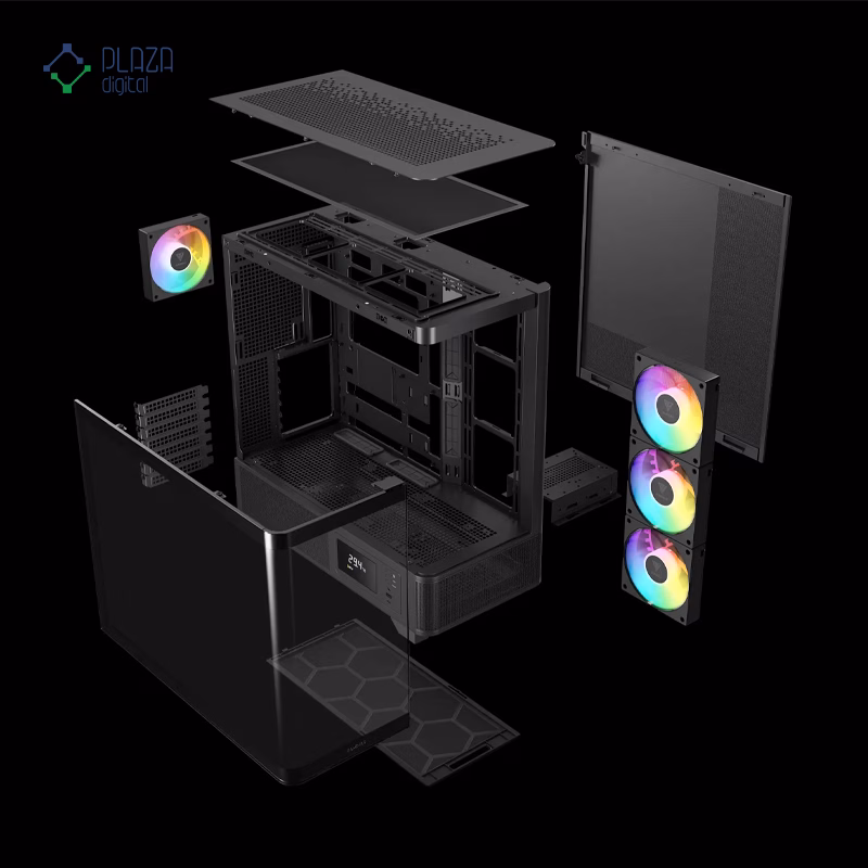 کیس کامپیوتر گیمینگ گیم دیاس مدل ATLAS P2 CG