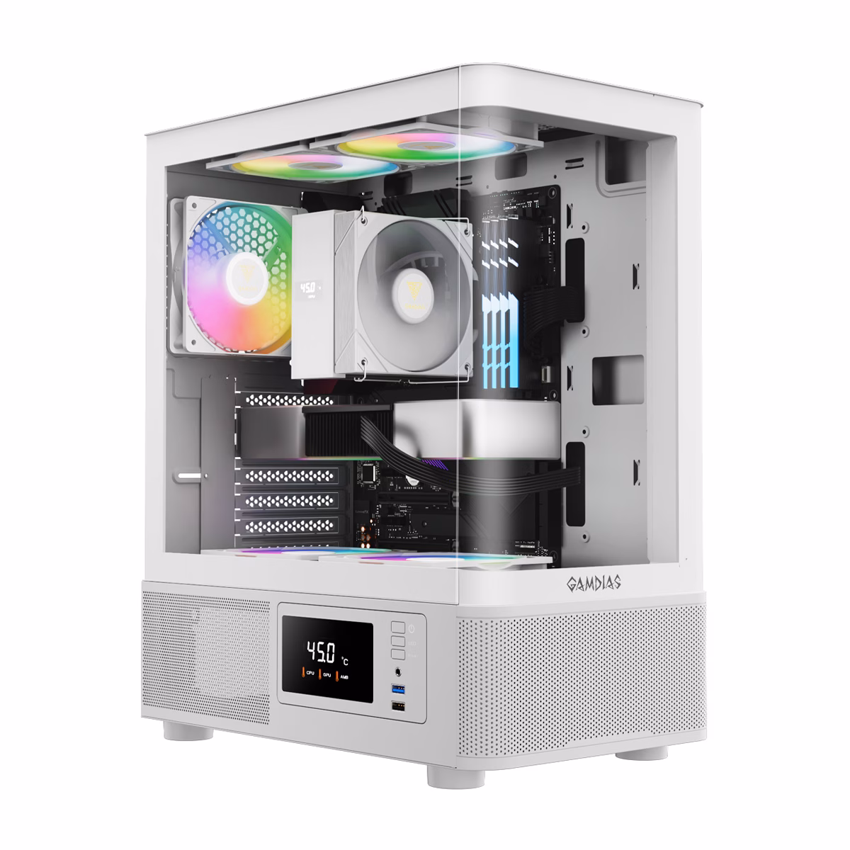 کیس کامپیوتر گیمینگ گیم دیاس مدل ATLAS E2 CG
