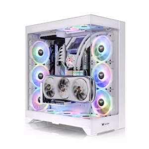 کیس کامپیوتر گیمینگ ترمالتیک مدل CTE E660 MX Snow Mid Tower Chassis
