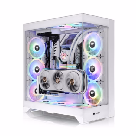 کیس کامپیوتر گیمینگ ترمالتیک مدل CTE E660 MX Snow Mid Tower Chassis