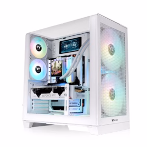 کیس کامپیوتر گیمینگ ترمالتیک مدل View 390 Air Snow Mid Tower Chassis