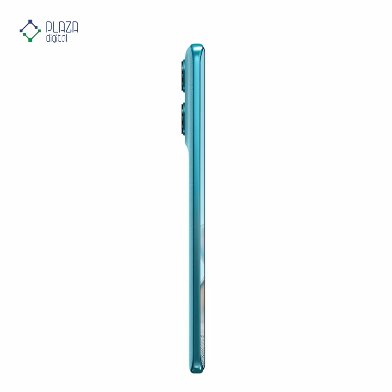 نمای کنار گوشی موبایل موتورولا مدل Edge 60 Fusion 5G ظرفیت 256 گیگابایت رم 12 گیگابایت رنگ آبی پلازا دیجیتال