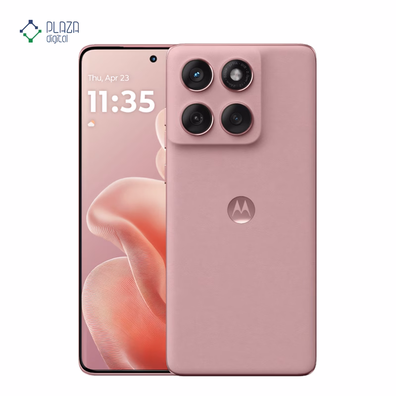 گوشی موبایل موتورولا مدل Edge 60 Fusion 5G ظرفیت 256 گیگابایت رم 12 گیگابایت رنگ صورتی پلازا دیجیتال