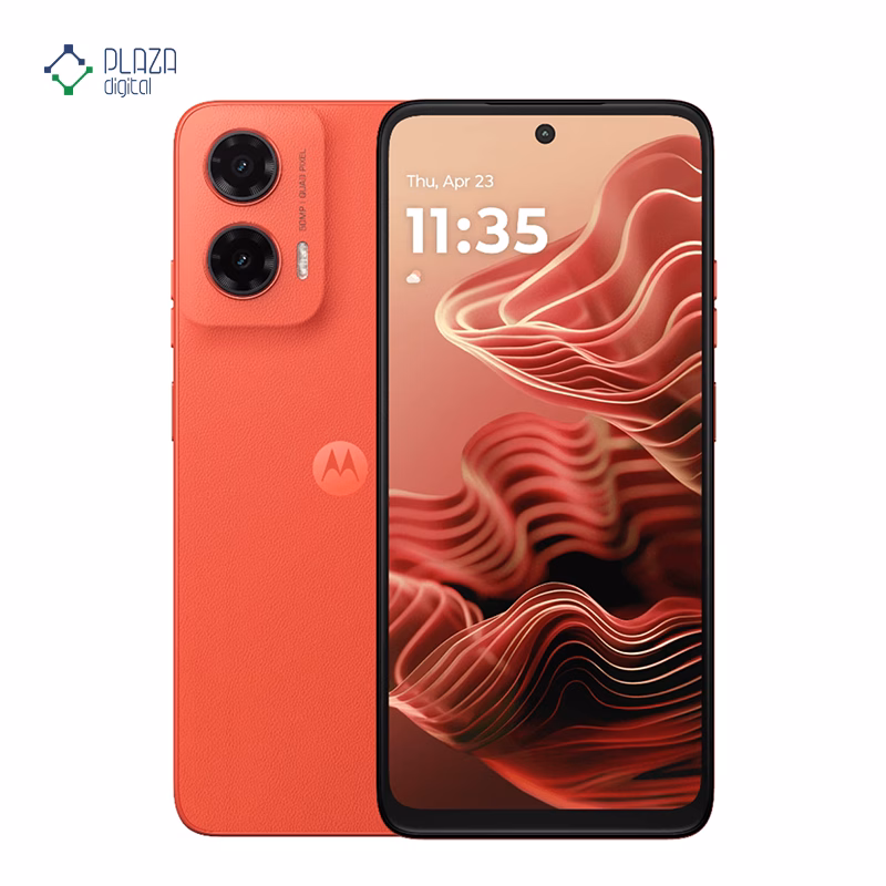 گوشی موبایل موتورولا مدل Moto G35 5G ظرفیت 256 گیگابایت رم 8 گیگابایت رنگ قرمز پلازا دیجیتال