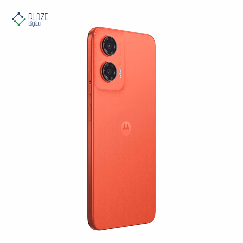 نمای پشت گوشی موبایل موتورولا مدل Moto G35 5G ظرفیت 256 گیگابایت رم 8 گیگابایت رنگ قرمز پلازا دیجیتال